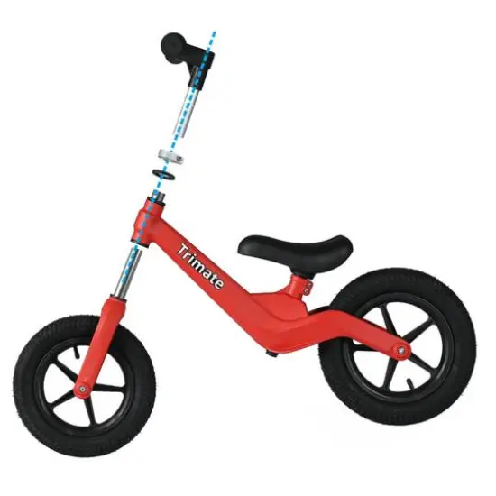 Trimate Red 2 Wheel Balance Bike {7}