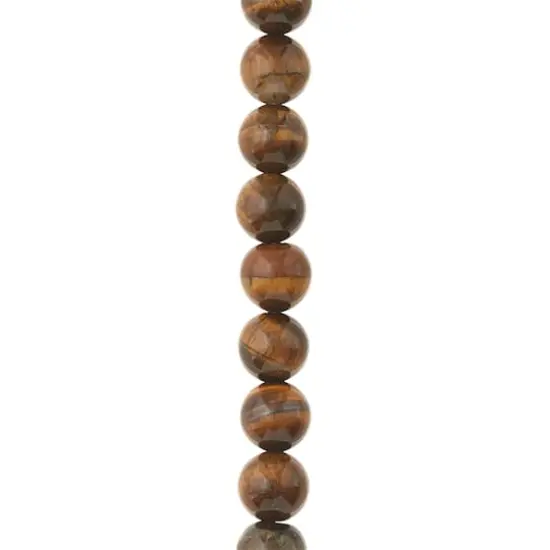 Brown Tiger Eye Round Beads, 10mm by Bead Landing&trade; {1}