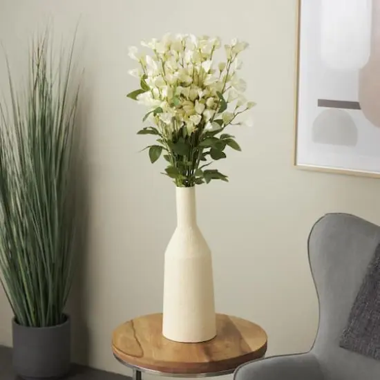 35" White Sweet Pea Artificial Flower Stem, 12ct. {9}