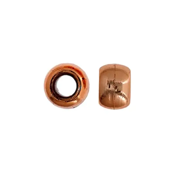 John Bead 9mm Metalized Opaque Pony Beads, 1,000ct. Copper {4}