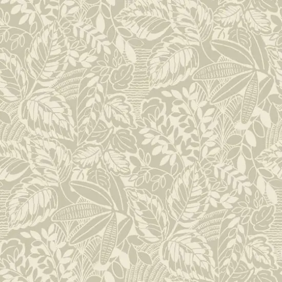 RoomMates Vintage Batik Jungle Peel & Stick Wallpaper Taupe/Beige {1}
