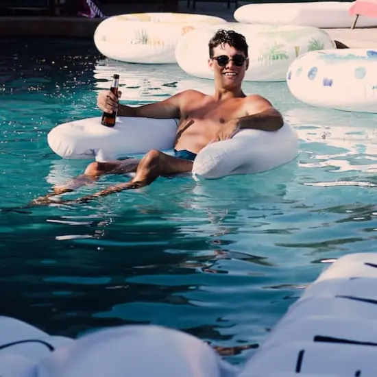 Rae Dunn Bee Happy Chair Lounger {4}