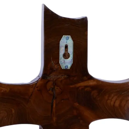 Brown Teak Wood Eclectic Style Wall Decor 20" x 10" x 1" {6}