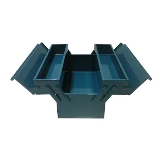 Medium Metal Storage Box by Artist's Loft&trade; Blue {4}