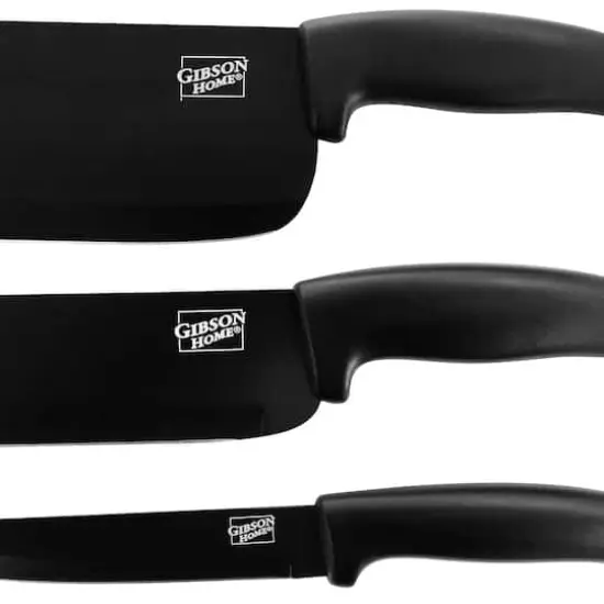 Gibson Home&reg; Edge Craft Nonstick Stainless Steel Cutlery Set with Cutting Board {8}