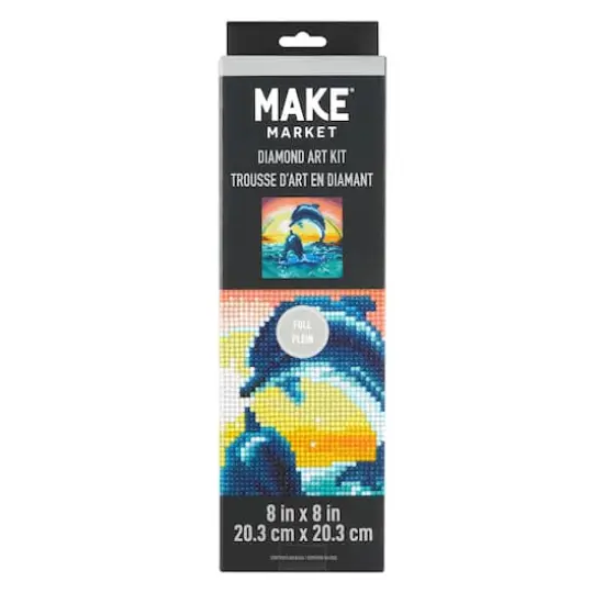 Dolphins Painting Diamond Art Kit by Make Market&reg; {4}