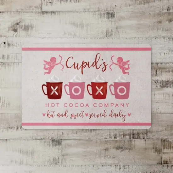 Cupids Hot Cocoa Company 27" x 18" Floor Mat {3}