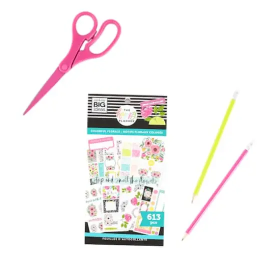The Happy Planner&reg; Colorful Florals Value Pack Stickers {5}