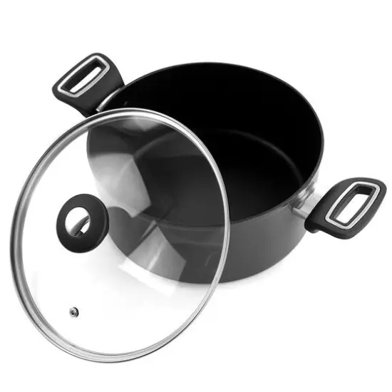 Martha Stewart Everyday 5qt. Gray Dutch Oven with Lid {4}