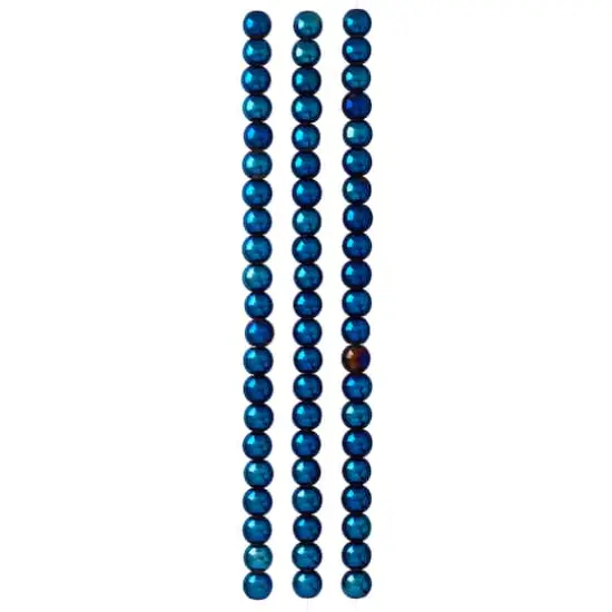 Iris Blue Round Glass Beads, 8mm by Bead Landing&trade; {4}