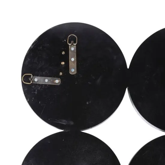 39" Silver Glam Wood Wall Mirror D&eacute;cor {6}