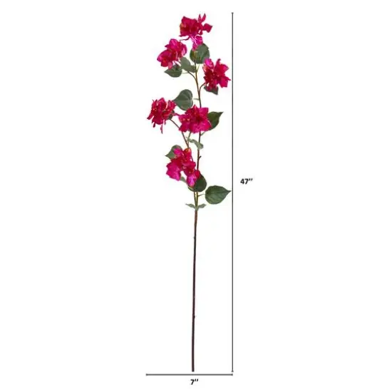 47'' Bougainvillea Artificial Flower Spray, 4ct. Orchid {4}