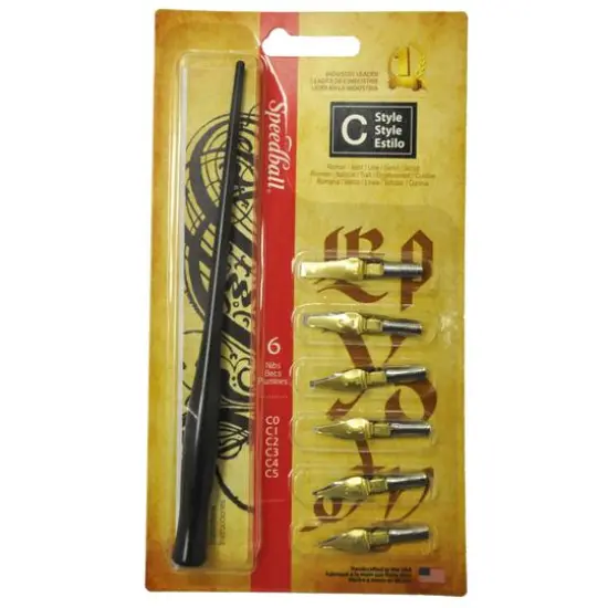 Speedball&reg; C Series Lettering Pen Set {1}