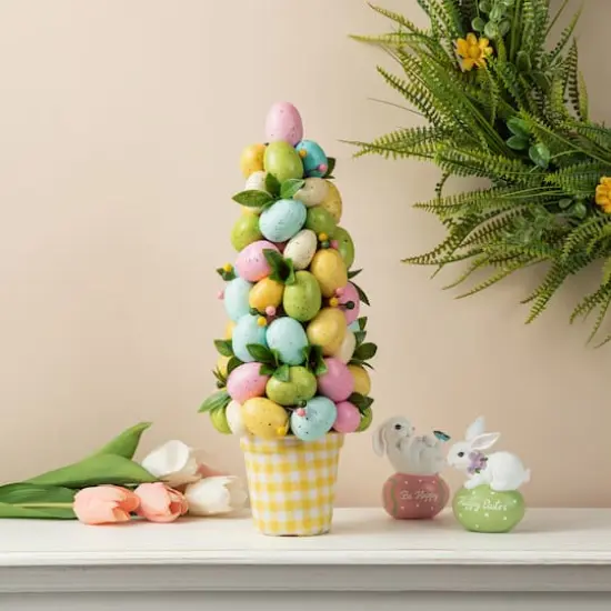 Glitzhome&reg; 16" Easter Egg Table Tree D&eacute;cor {3}