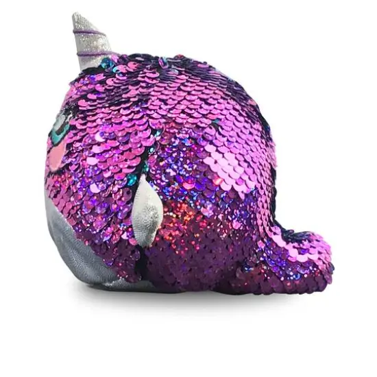Beverly Hills Teddy Bear Squeezamals Shelby Sparkle Narwhal Stuffed Animal {4}