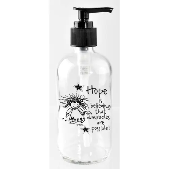 Marci Art 8oz. Hope Is Believing 8oz Soap Dispenser {1}