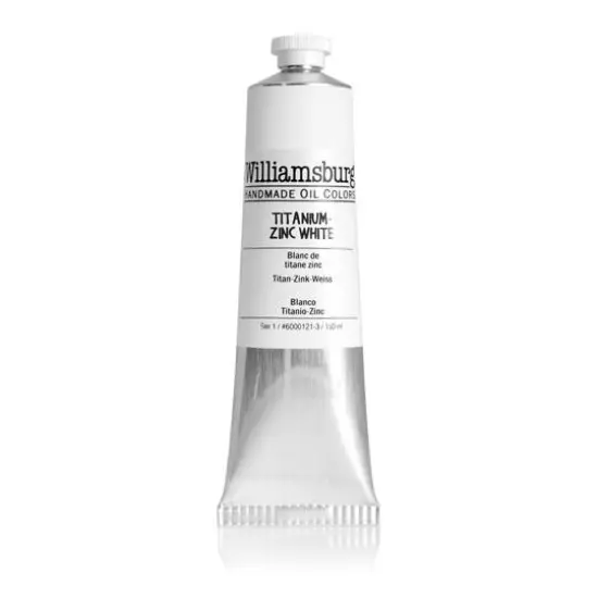 Williamsburg&reg; Artist Oil Colors, 150mL Titanium Zinc White {1}