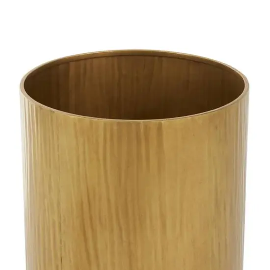 Gold Metal Nesting Accent Table with Black Tray Tabletop Set {2}