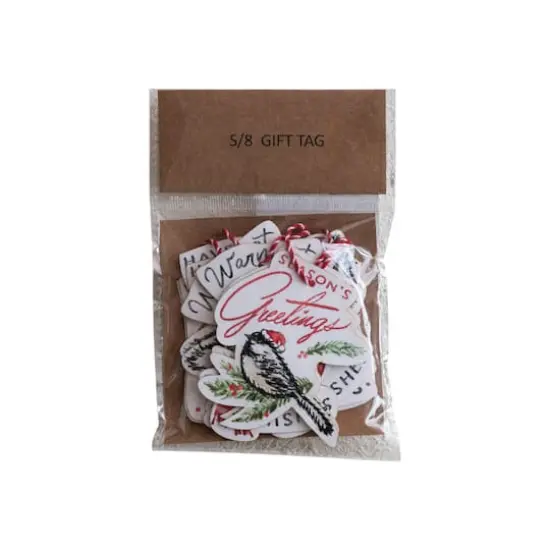 Hello Honey&reg; 8 Pack 5.25" Christmas Animal Sentiment Ornaments/Gift Tags {5}