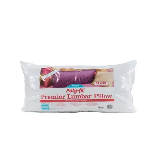 Poly-Fil&reg; Premier&trade; 4ct. Lumbar Pillow Insert, 14'' x 28'' {1}
