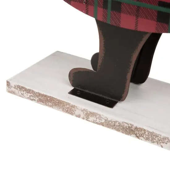 Glitzhome&reg; 22" Wood & Metal Dachshund Welcome Porch Sign {5}