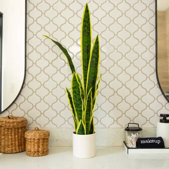 30in. Artificial Sansevieria Plant {7}