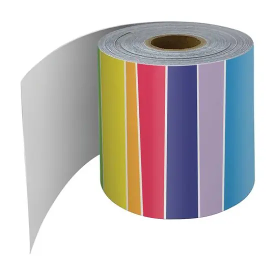 Carson Dellosa&reg; Rainbow Rolled Straight Border, 195ft. {3}