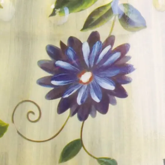 19" Butterfly Garden Ceramic Stool {4}