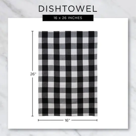 DII&reg; Windowpane Terry Dishtowels, 4ct. Antique Green {6}