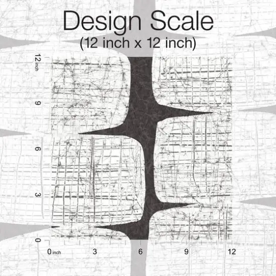 RoomMates Black Mid-Century Beads Peel & Stick Wallpaper {7}