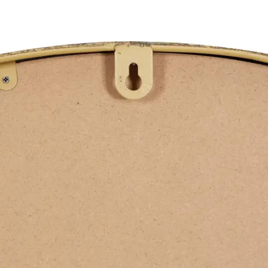 Black Speedometer Style Round Metal Wall Clock {7}