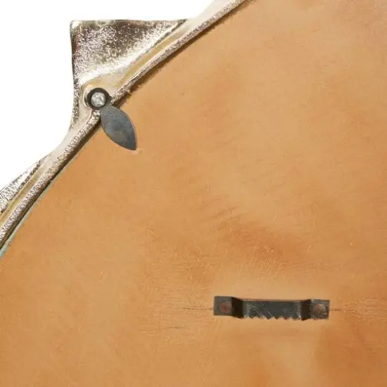 Gold Aluminum Contemporary Wall Mirror, 36" x 25" x 2" {5}