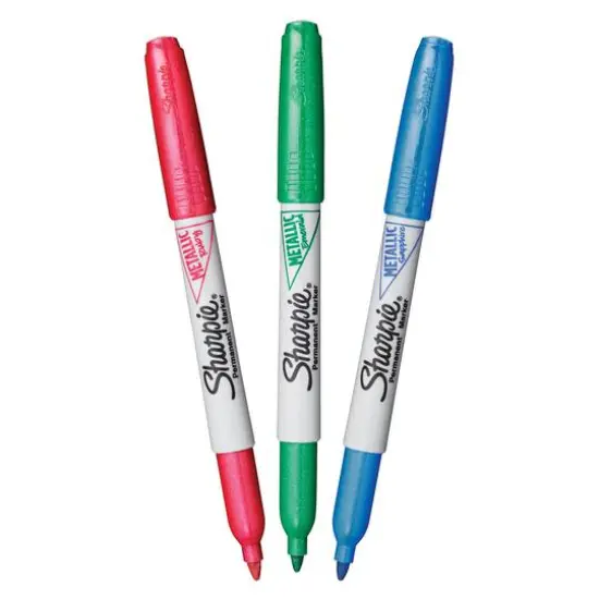 Sharpie&reg; Metallic Fine 3 Color Permanent Marker Set {3}