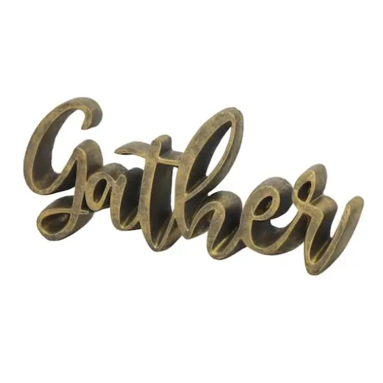 11" Vintage Gold Gather Tabletop D&eacute;cor by Ashland&reg; {1}