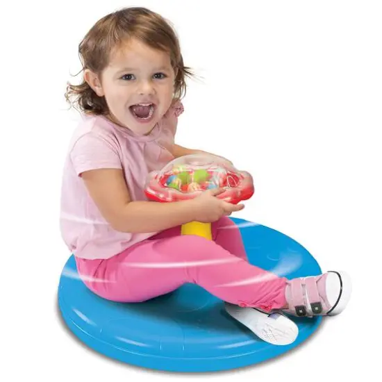 Grow'n Up Twirl 'n Whirl Go-Round Toddler Spinning Activity Toy {7}