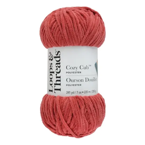 Cozy Cub&trade; Yarn by Loops & Threads&reg; Red {1}