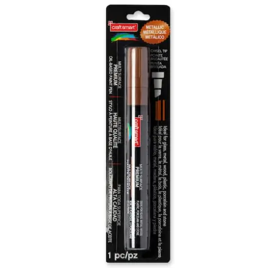 Copper Chisel Tip Multi-Surface Premium Oil-Based Paint Pen By Craft Smart&reg; {6}
