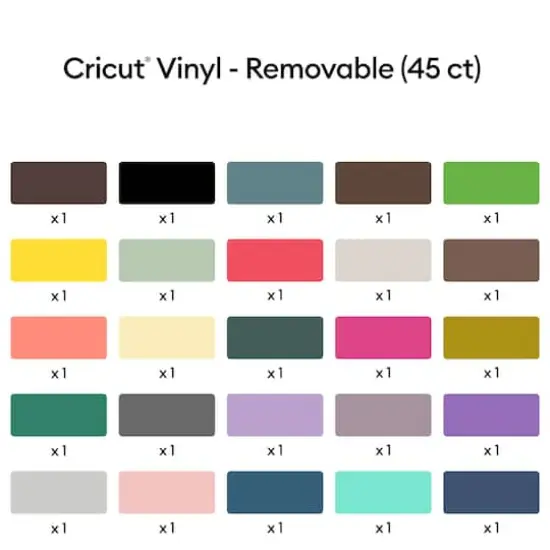 Cricut&reg; Removable Vinyl, Everything Sampler {3}