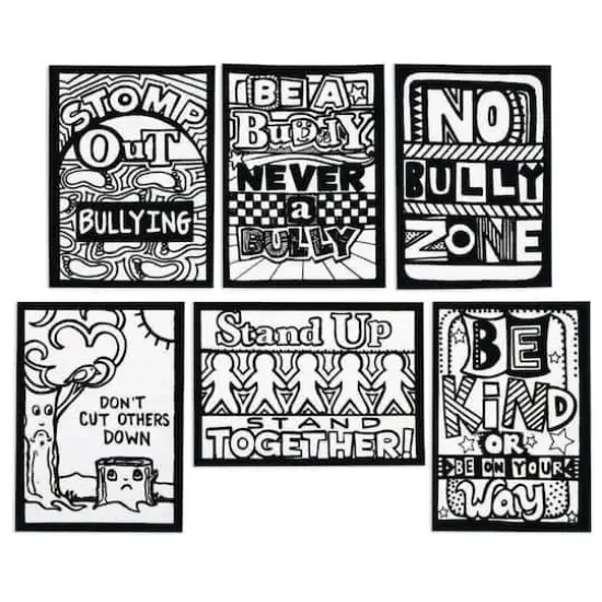 S&S&reg; Worldwide Anti-Bully & Kindness Velvet Art Posters, 24ct. {1}