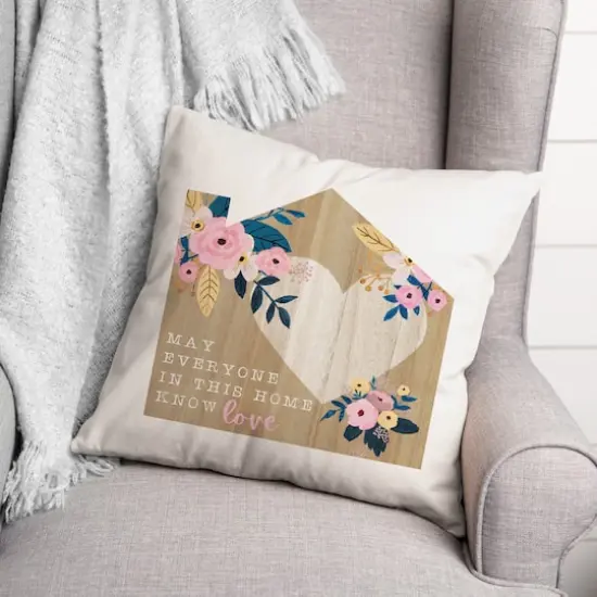 Love in this Home 18" x 18" Indoor / Outdoor Pillow {3}