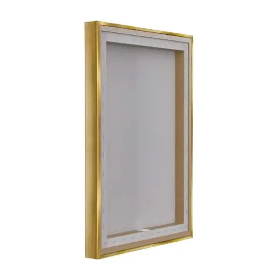 Stupell Industries Floral Happy Easter Floater Framed Art Gold {5}