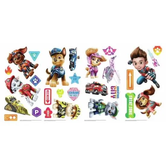 RoomMates Paw Patrol Movie Peel & Stick Wall Decals {1}