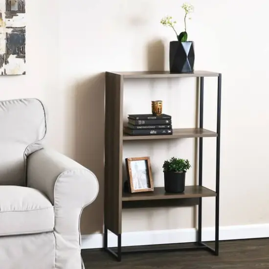 Household Essentials 41" Wrap Bookshelf Black {3}