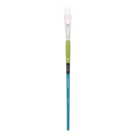 Princeton&trade; Snap!&trade; Series 9800 White Taklon Long Handle Bright Brush {1}