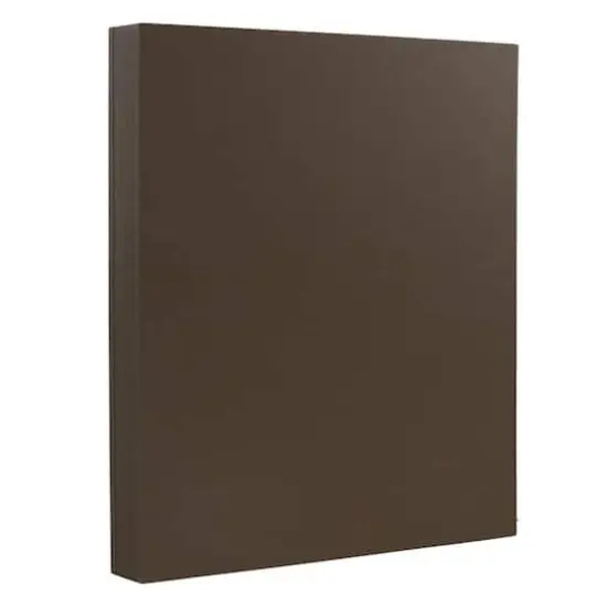JAM Paper Chocolate Brown8.5" x 11" Heavyweight Cardstock, 50ct. {1}