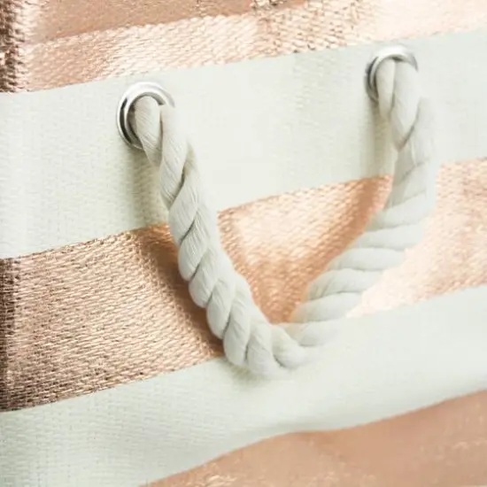 DII&reg; Small Rectangle Stripes Paper Bin Copper {6}