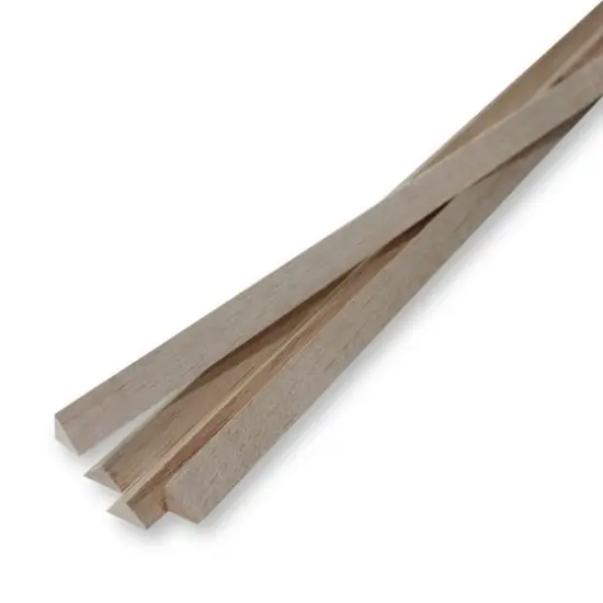 1/2" x 36" Balsa Wood Triangle Rods, 4ct. by Make Market&reg; {1}