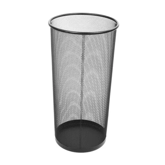Mind Reader Black Metal Mesh Umbrella Holder Basket {7}