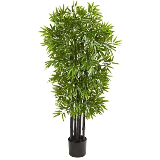 4ft. Potted Bamboo Tree with Black Trunks {1}