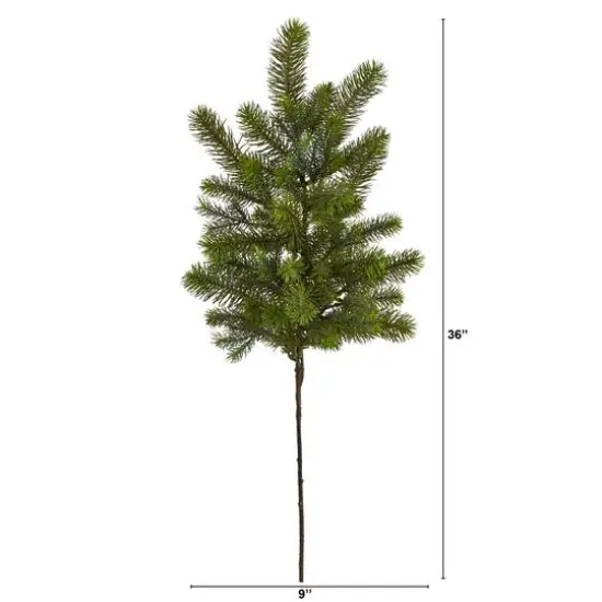 36" Pine Artificial Hanging Flower Set, 4ct. {3}